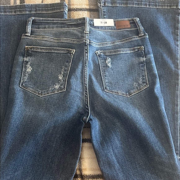 Distressed Blue Jeans - Picture 5 of 5